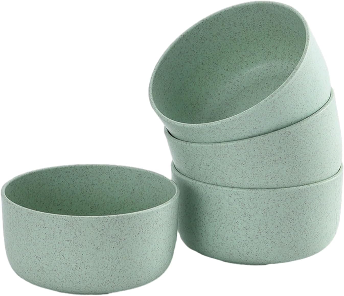 Vintage Rice Bowls ，Ceramic Tableware Rice Bowl4PC-Household Japanese-style round simple practical bowl-rice(Rice)