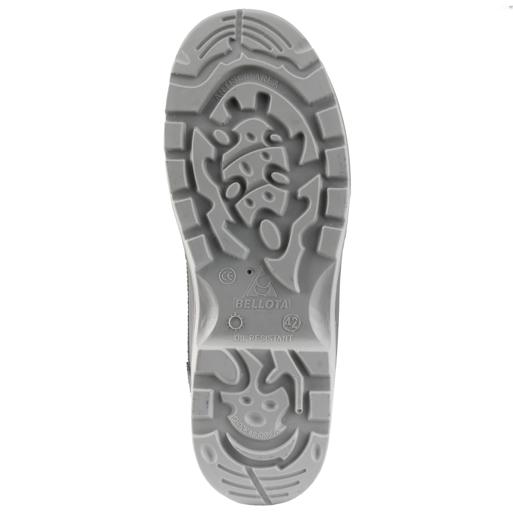 Bellota 72308NJS3 - Zapato de Seguridad Comp+ Negra S3 de Hombre y Mujer de Piel Hidrofugada Lisa, Acolchada y Resistente