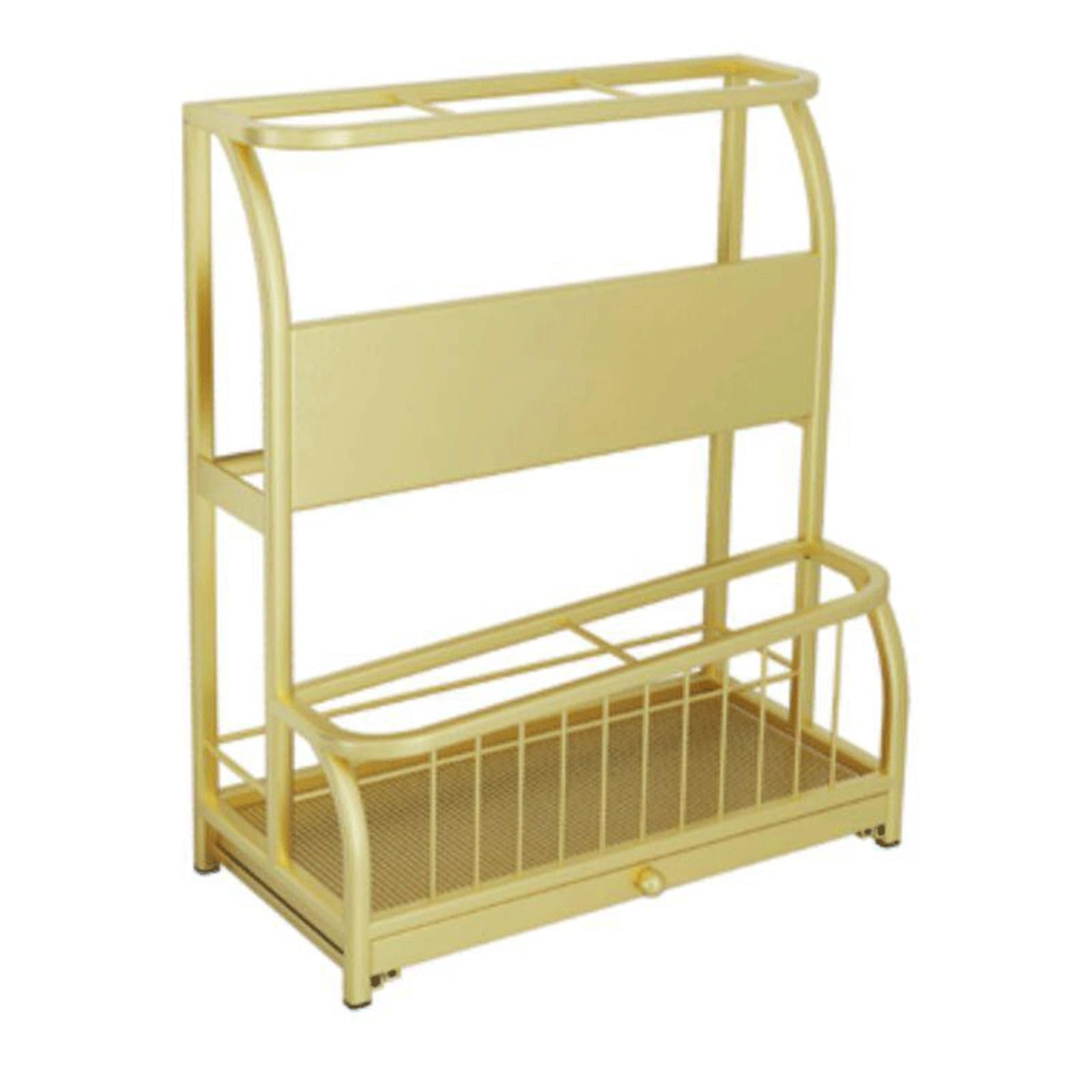 XUJUAN-0227 Umbrella Holder Umbrella Stands: For Hotels, Residential Communities, Commercial Spaces, Banks, Sales Offices(Gold)