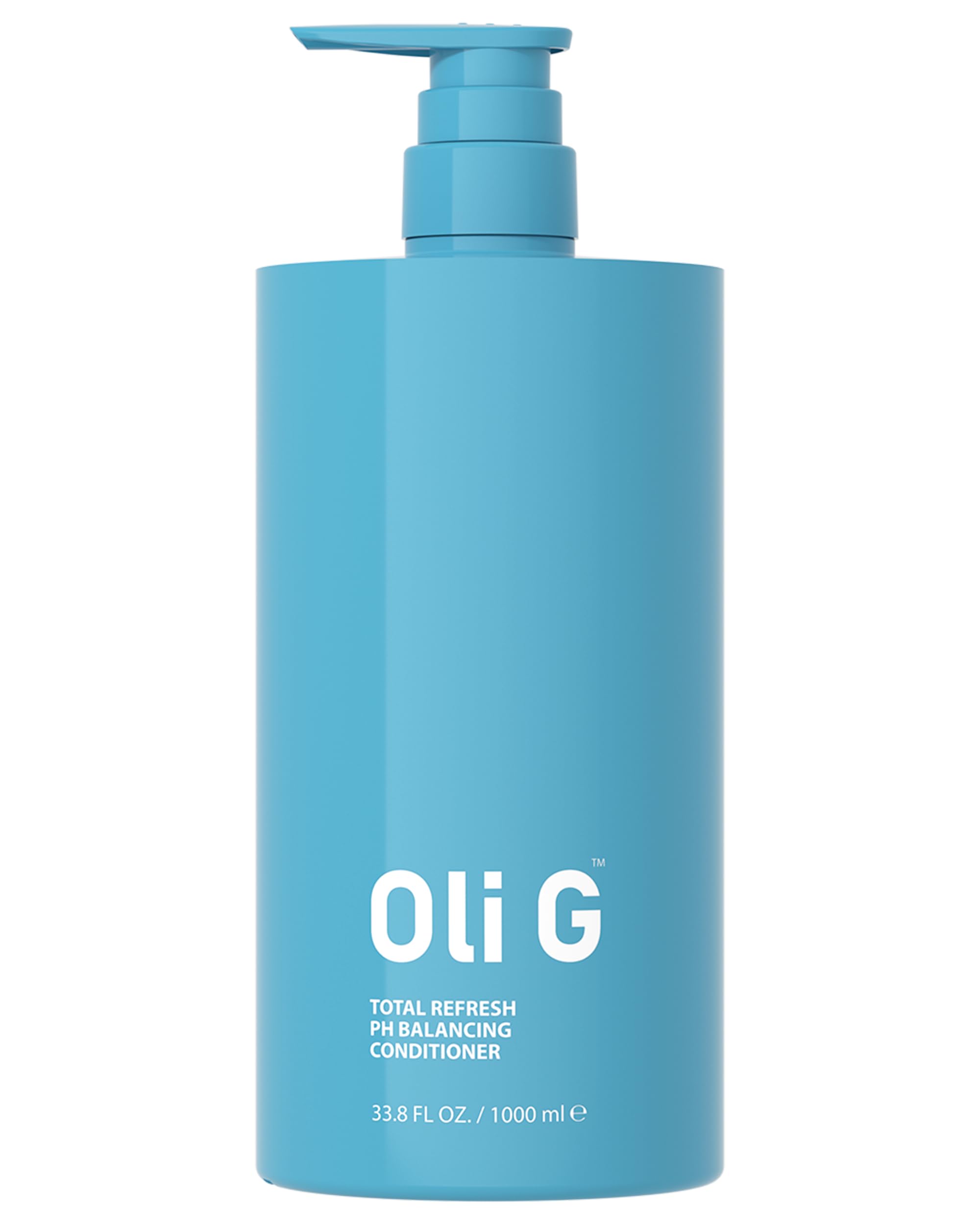 Oli G Total Refresh pH Balancing Hair Conditioner – Lightweight Daily Conditioner for All Hair Types – With Marula Oil, Shea Butter, Botanical
