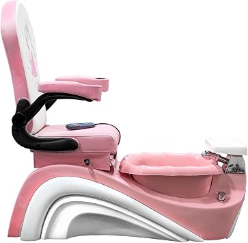 MAYAKOBA Kids Pedicure Chair Childs Pedicure Spa Nail Salon Furniture & Equipment, Pink