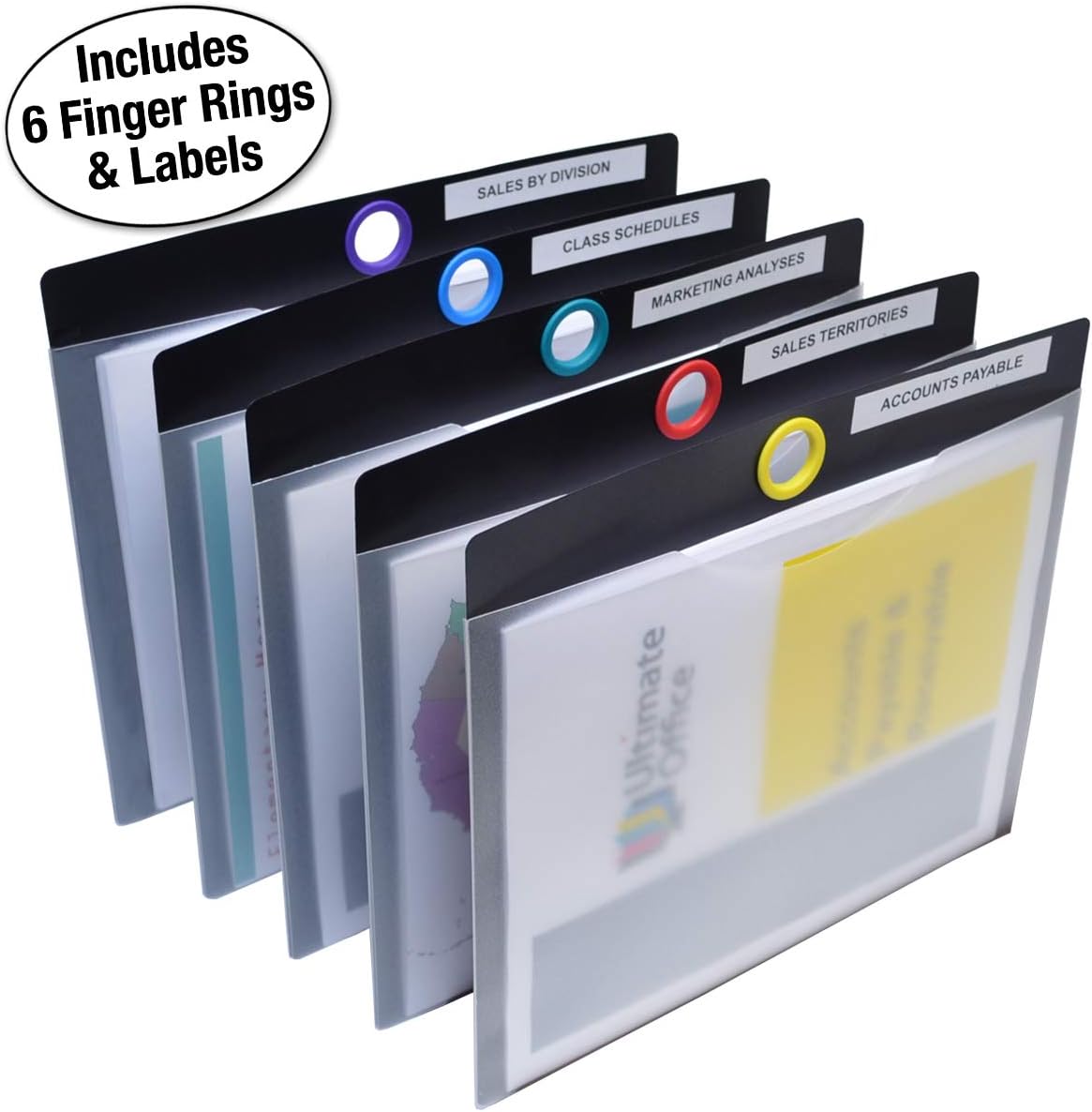 Ultimate Office PortaFile® ClearFront Flat File Jackets