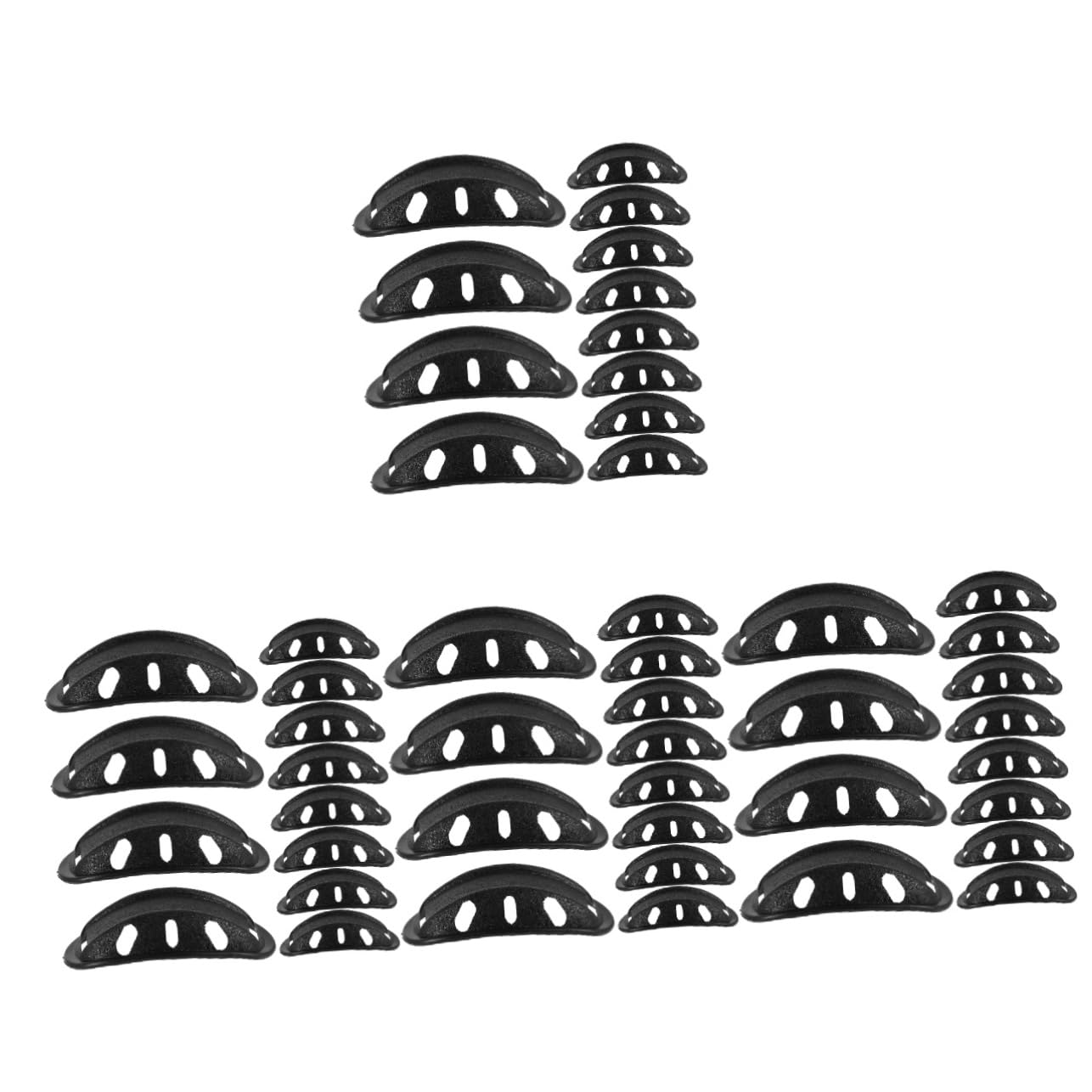 PartyKindom 4sets Helmet Chin Pad Chin Cup Football Pad Protector Hard Hat Straps 20pcs*4