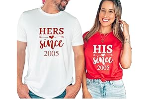 His and Her Matching Couple's Valentine's Day Shirts