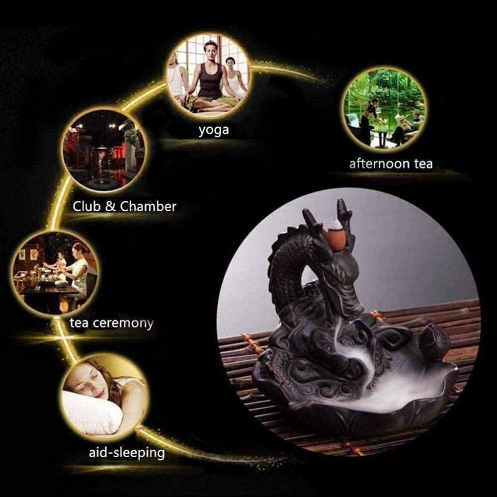 Feng Shui Creative Decorative Statue, Bastoncini di incenso per la Famiglia, Supporto per Bastoncini di incenso - Supporto per Bastoncini di incenso in Ceramica