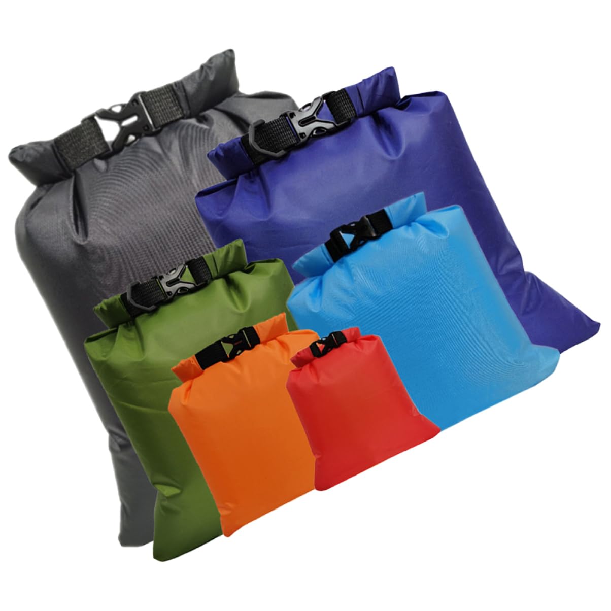 BESPORTBLE 12pezzi Sacchetti Impermeabili Per Attività Outdoor Borse Leggere Rafting Kayak e Organizzazione e Protezione