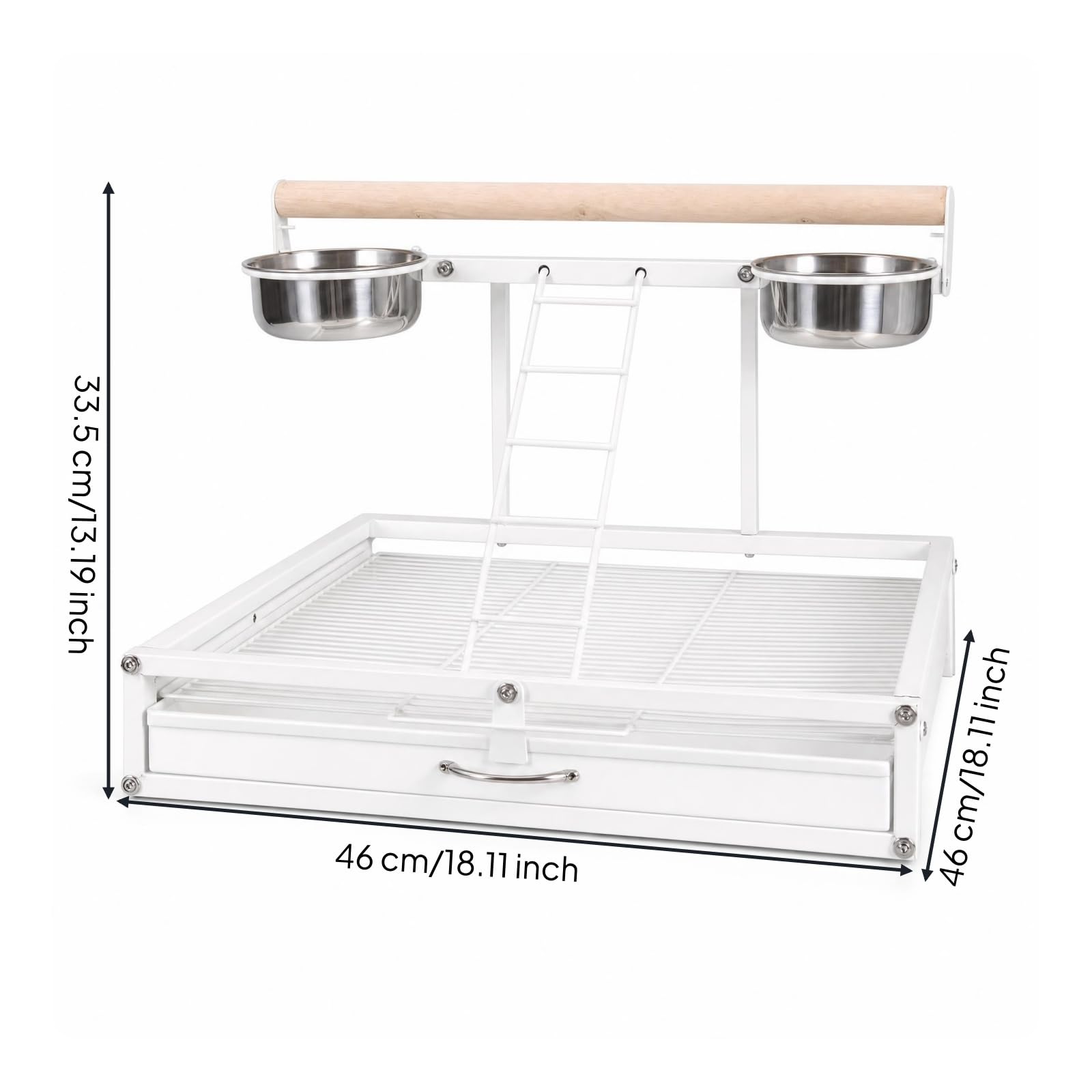 Soporte Seguro Percha Multiusos para Pájaros