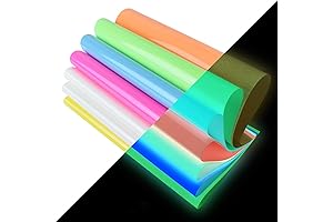 Heat Transfer Vinyl Long-Lasting Luminous Fluorescent Glow in the Dark for T-Shirts...