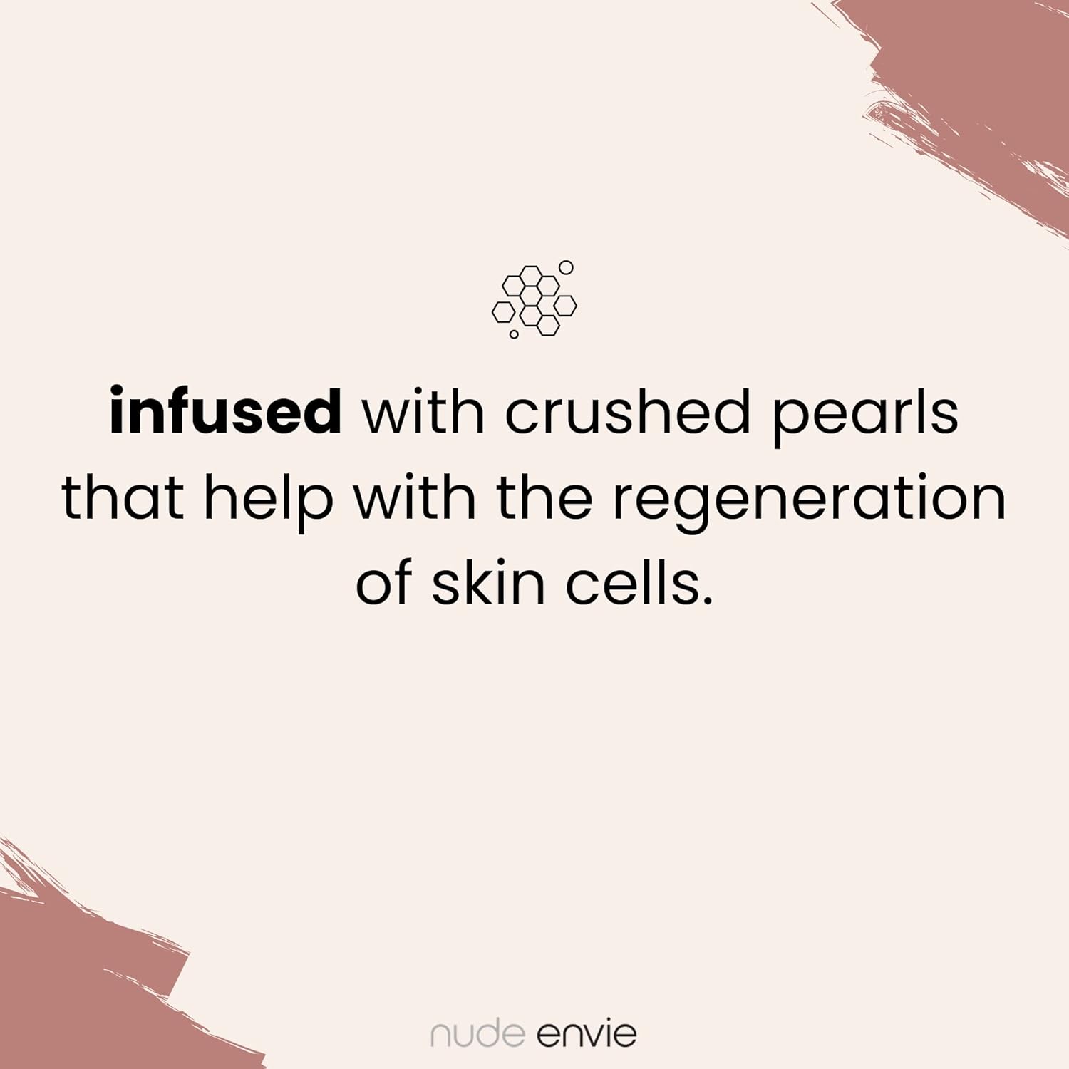 Nude Envie - Powder Blush - Silky Texture & Easy Application - Pigmented Long-Lasting Shimmer Finish - Infused With Crushed Pearls - Mirror Compact - Vegan, Paraben-Free & Cruelty-Free - Enchant