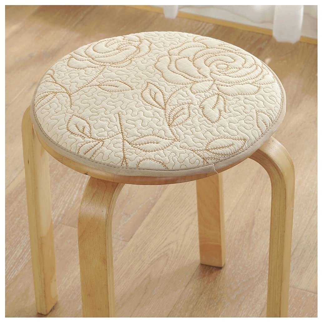 GHJL 1/2 Packs Round Bar High Stool Cushion Non-Slip Padded Dining Chair Pad Sponge Home Decor Simple Floor Cushions (Color : H, Size : 30cm(11.8in)*1 pack)