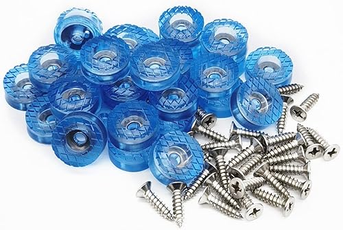 Miniatura 6 de 30 almohadillas translúcidas para muebles de forma cilíndrica de goma antideslizante para mesa, escritorio, silla, sofá y tablas de cortar (1.181 in