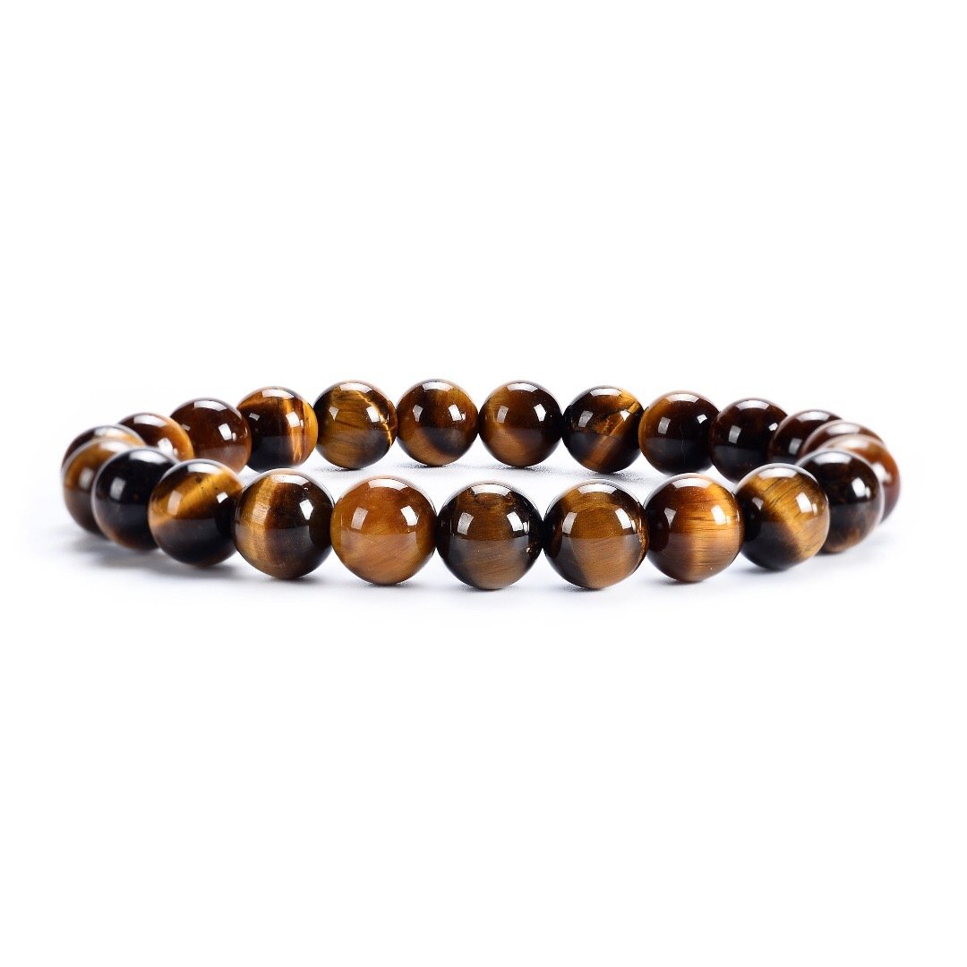 Cherry Tree CollectionSmall, Medium, Large Sizes - Gemstone Beaded Bracelets For Women and Men - 8mm Round Beads