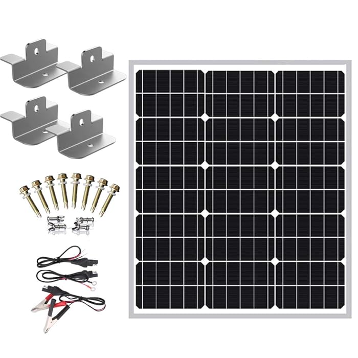 Buy SUNER POWER 12V Waterproof Solar Battery Trickle Charger