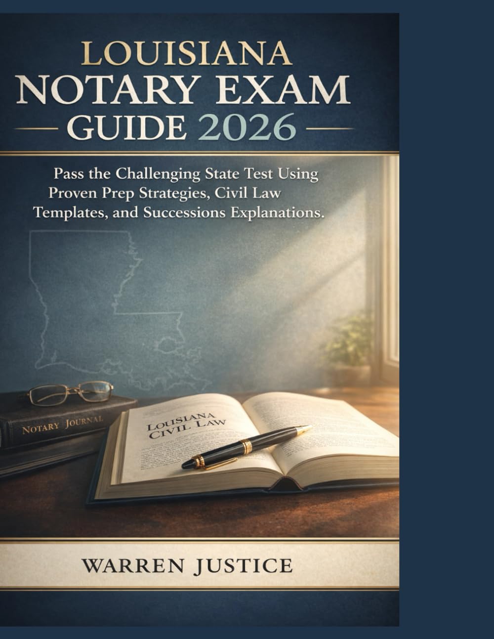 Louisiana Notary Exam Guide 2026: Pass the Challenging State Test Using Proven Prep Strategies, Civil Law Templates, and Successions Explanations
