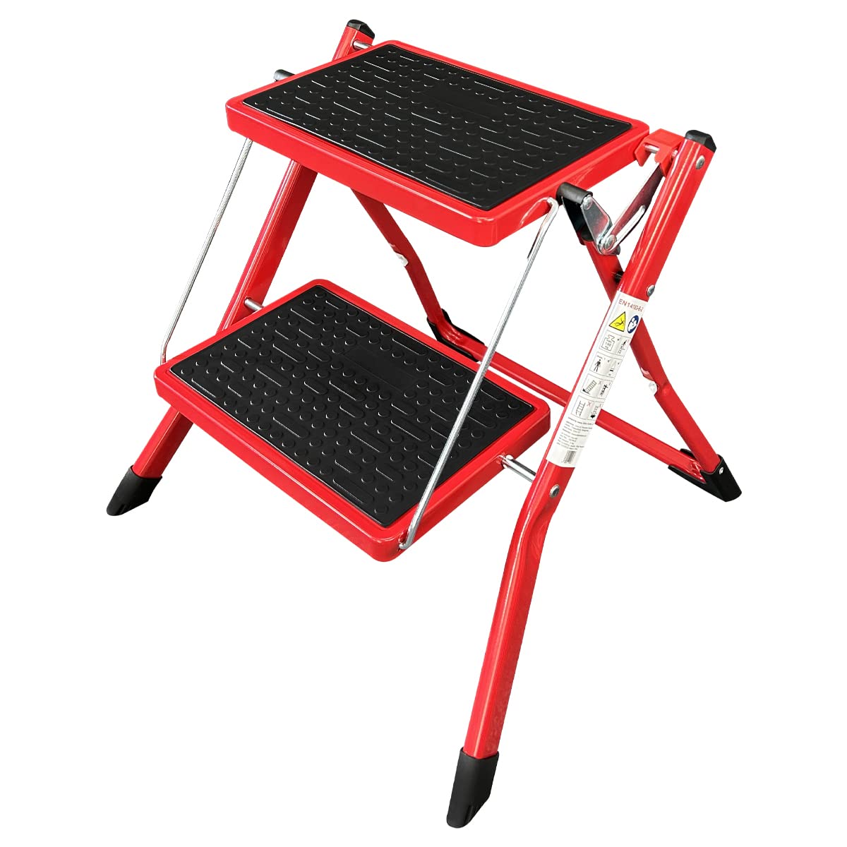 Abbey Easy Reach Step Stool2 Tread In Red from B&Q