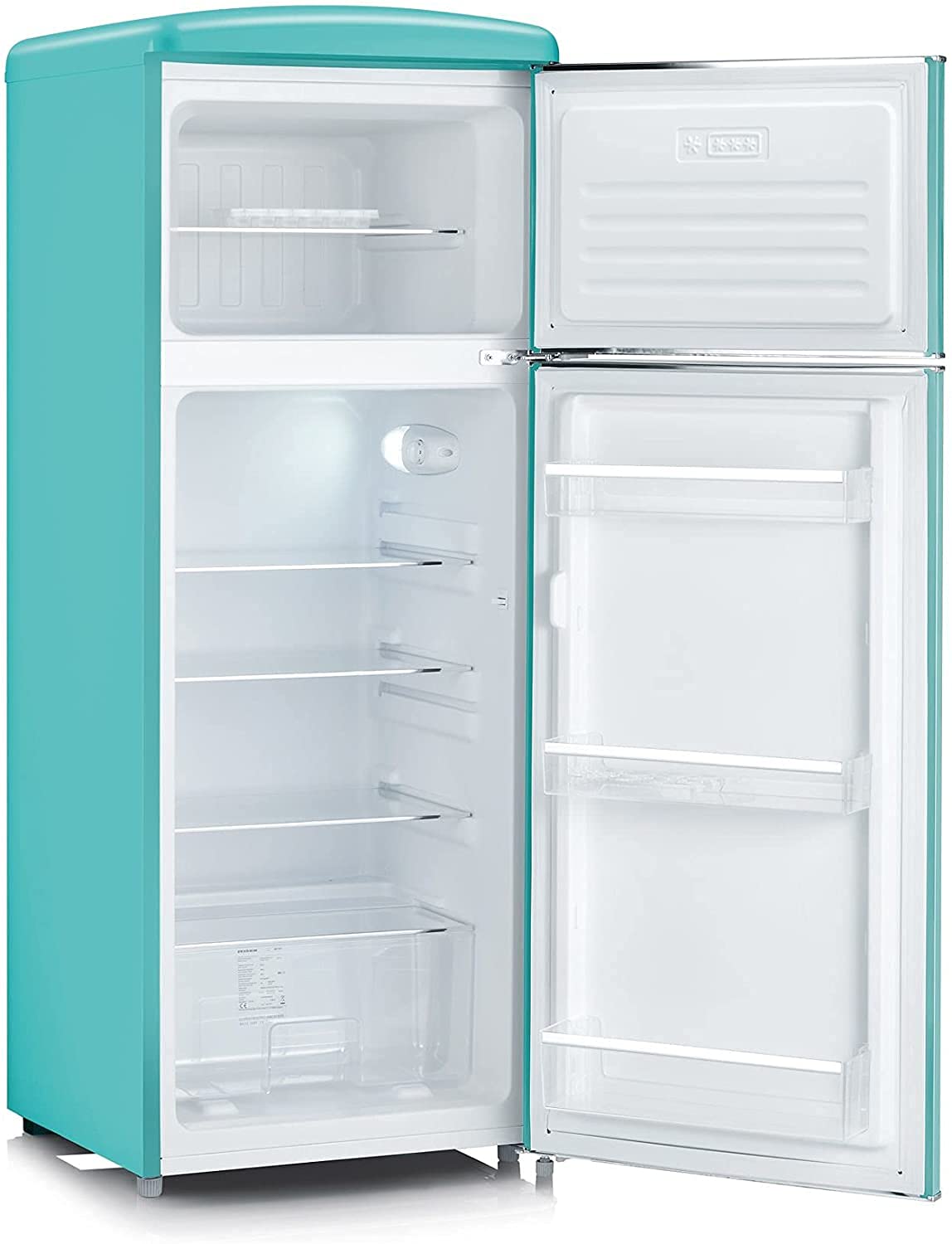 RKL 8934 Frigorifero Doppia porta 206 L Static Turquoise - Dettaglio