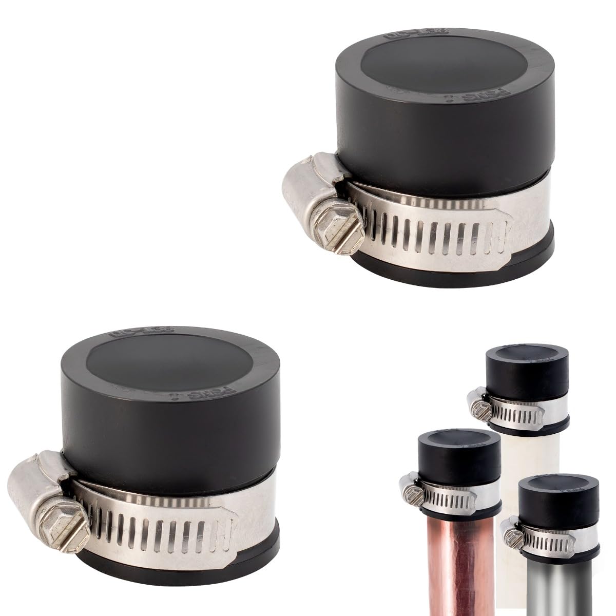 Amazon.com: Fernco PQC-1.38 1-in. QwikCap Flexible PVC Pipe Cap