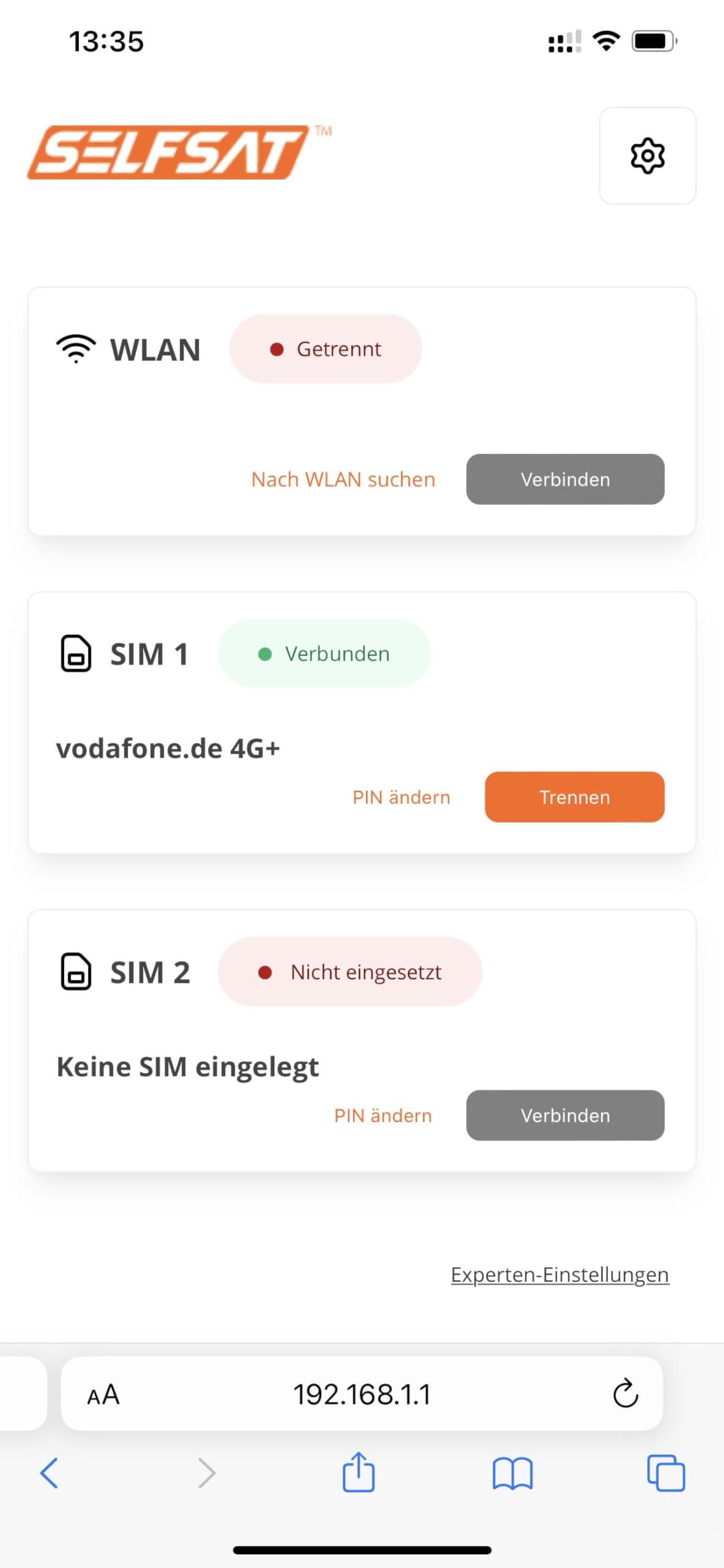 SELFSAT Routeur MWR 5550-5G / 4G LTE / 3G & Wi-FI jusqu'à 3,3 Gbit/s