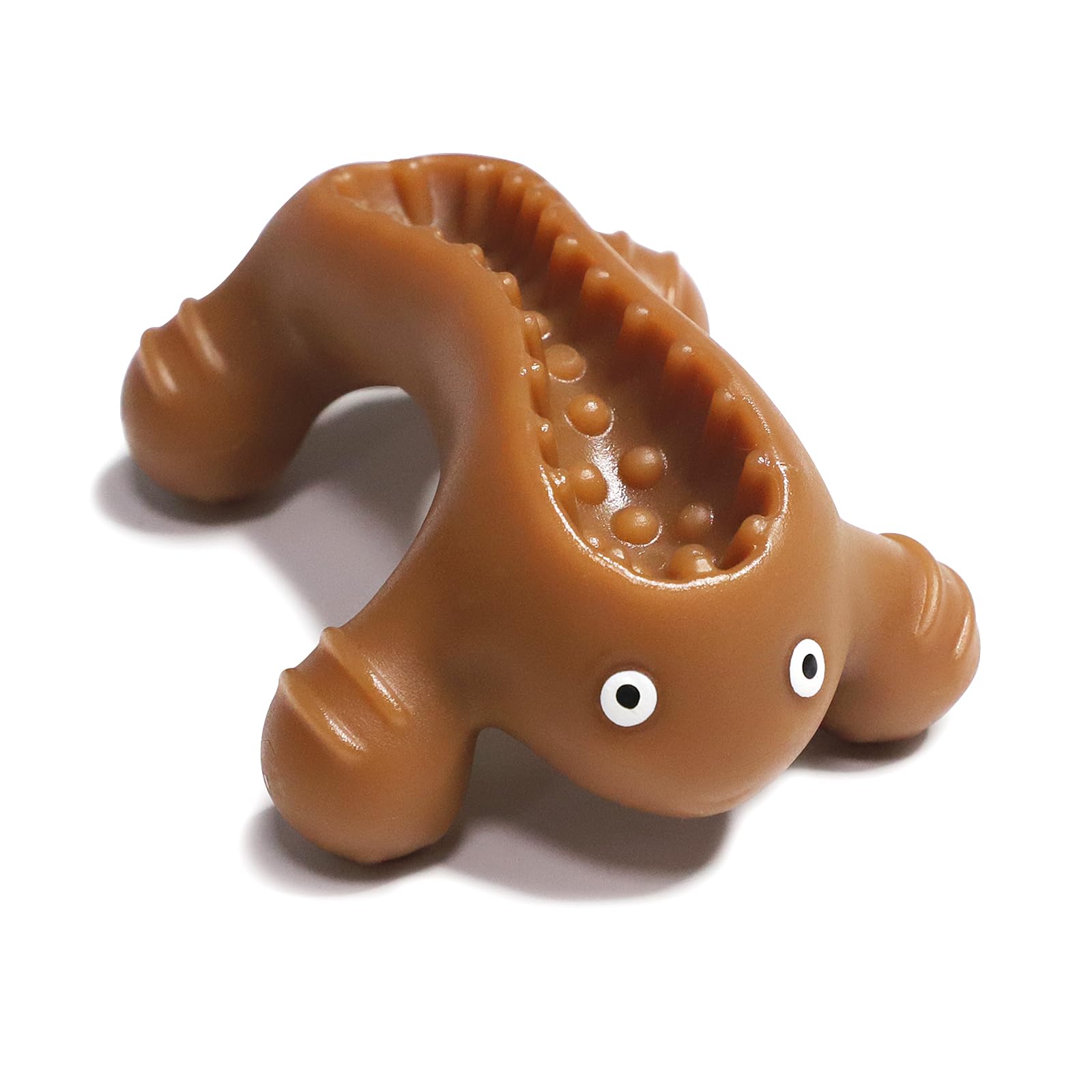 TONGKTAI Indestructible Dog Chew Toy for Aggressive Chewers Tough Nylon Bone with Bacon Flavour