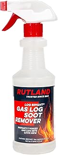 Rutland 570-6 Bright Gas Log Soot Remover, 16 Fluid Ounce