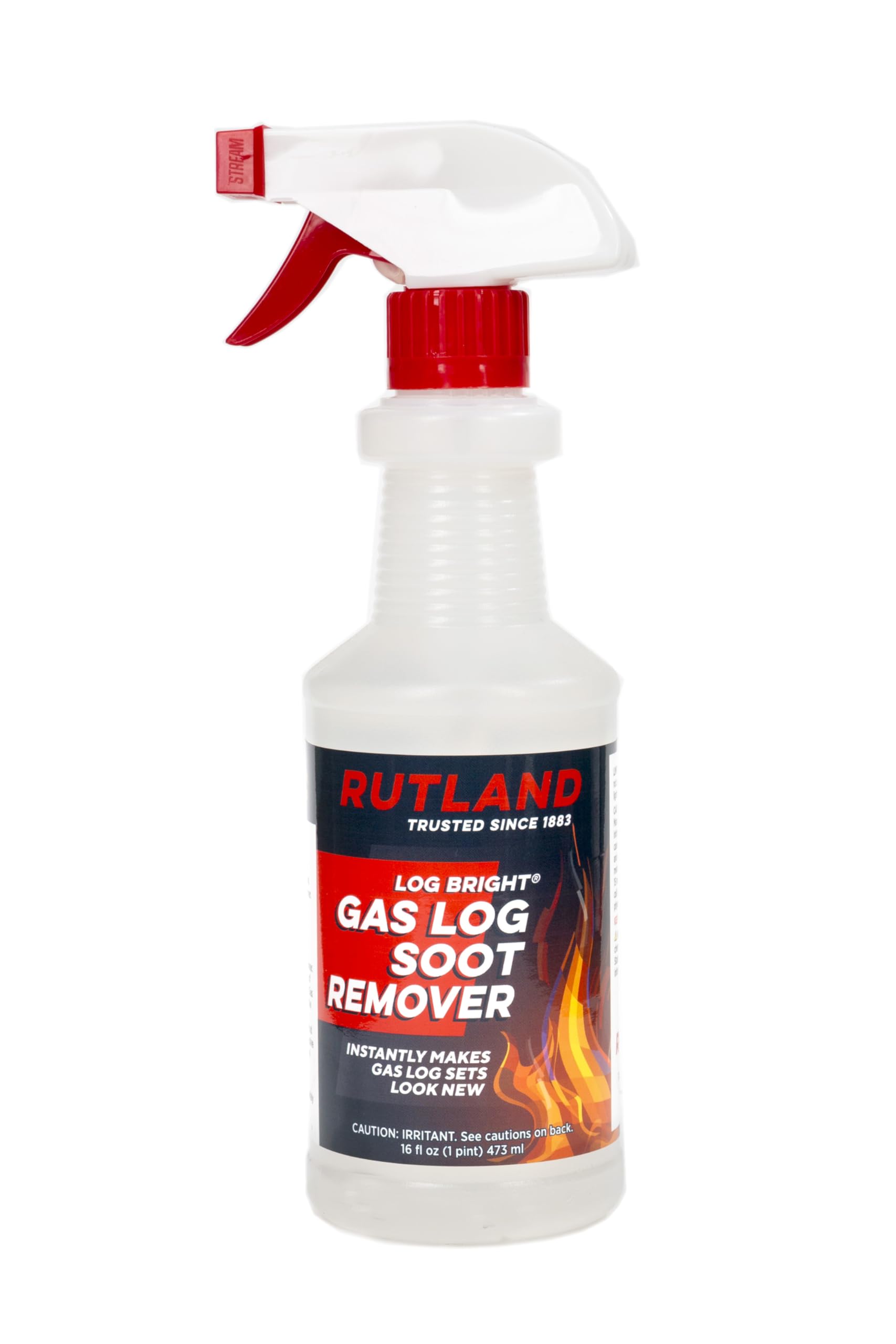 Rutland 570-6 Bright Gas Log Soot Remover, 16 Fluid Ounce