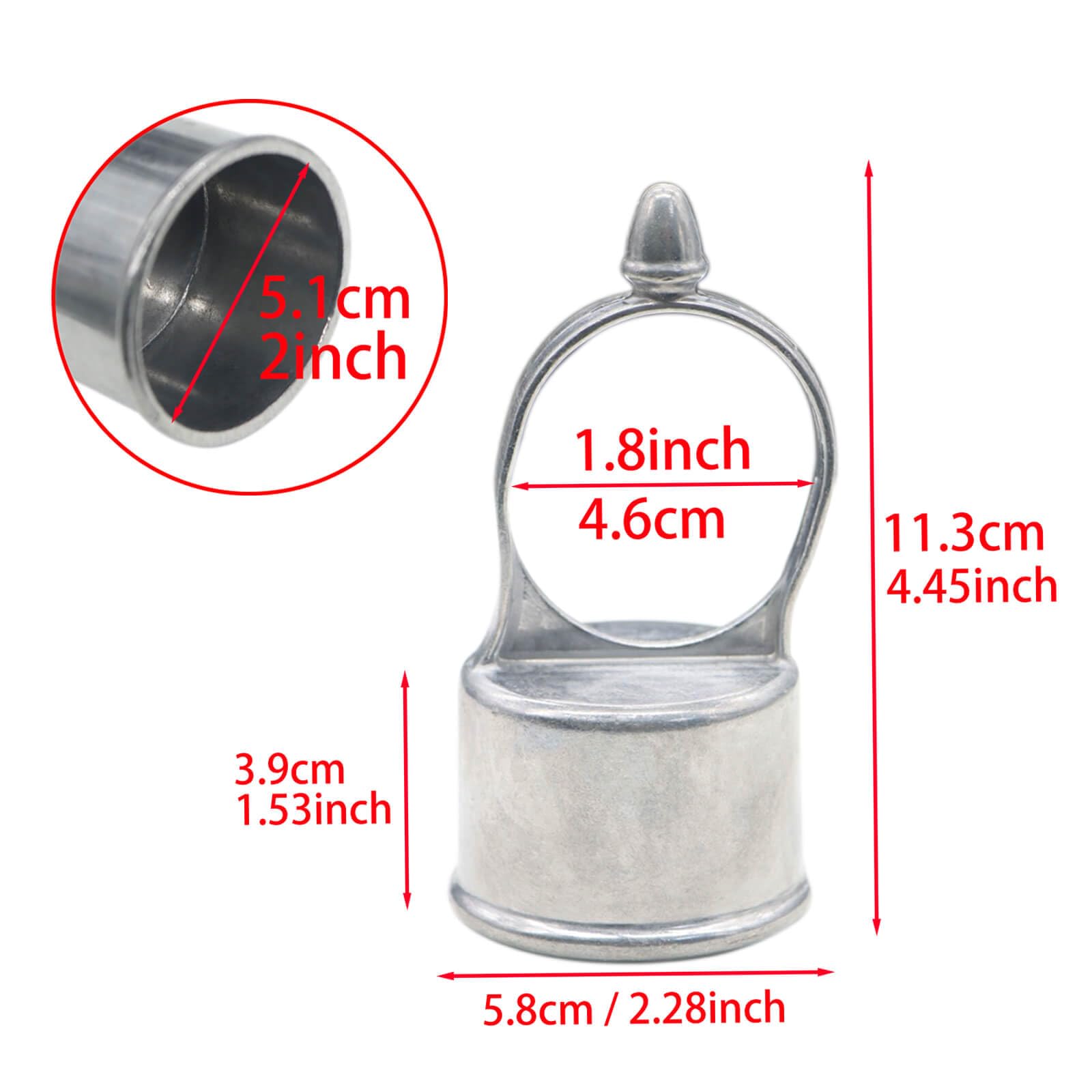 Evecad 2PCS Chain Link Fence Loop Cap, Chain Link Fence