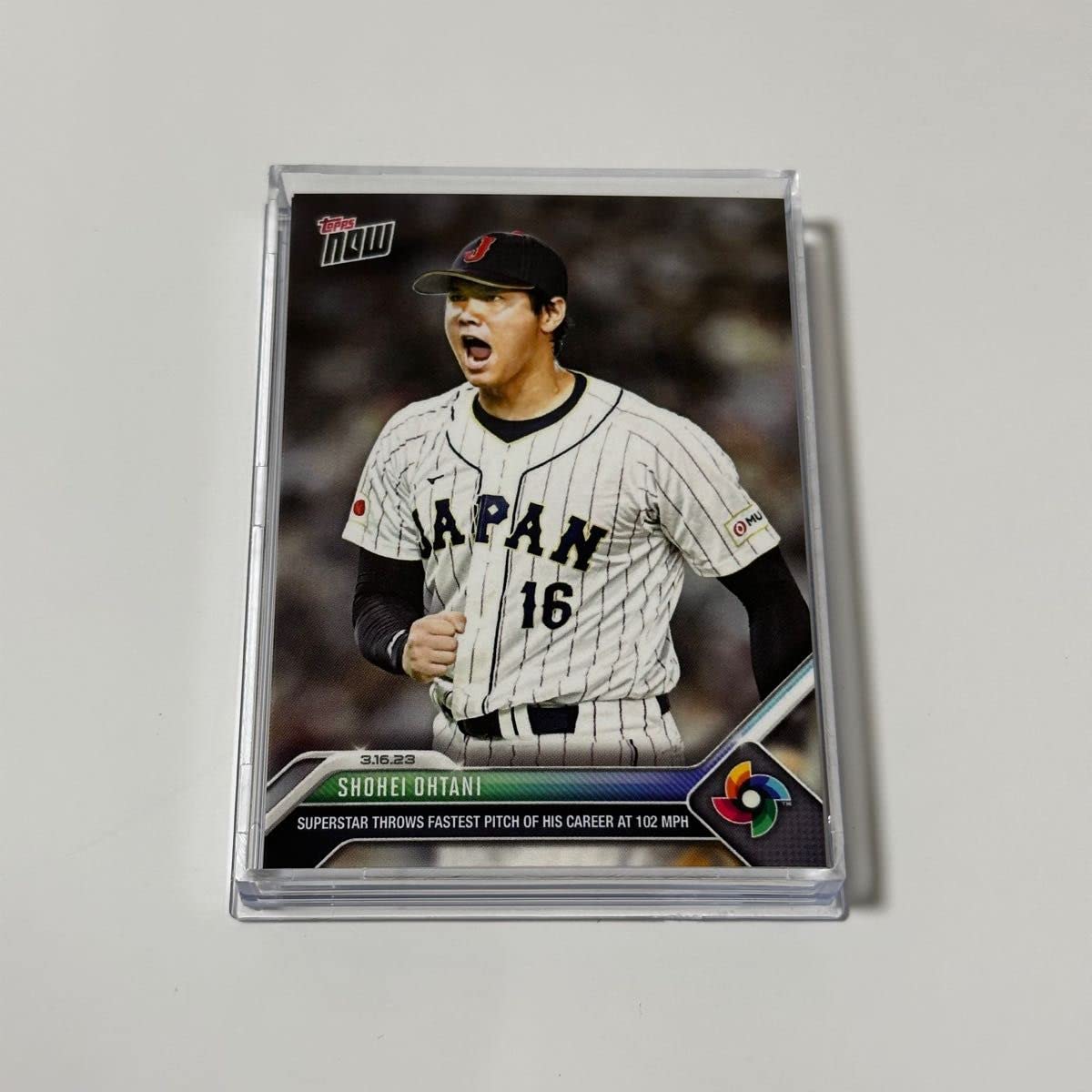wbc 大谷翔平　topps now Shohei Ohtani in 2023 WBC - Topps Ripped