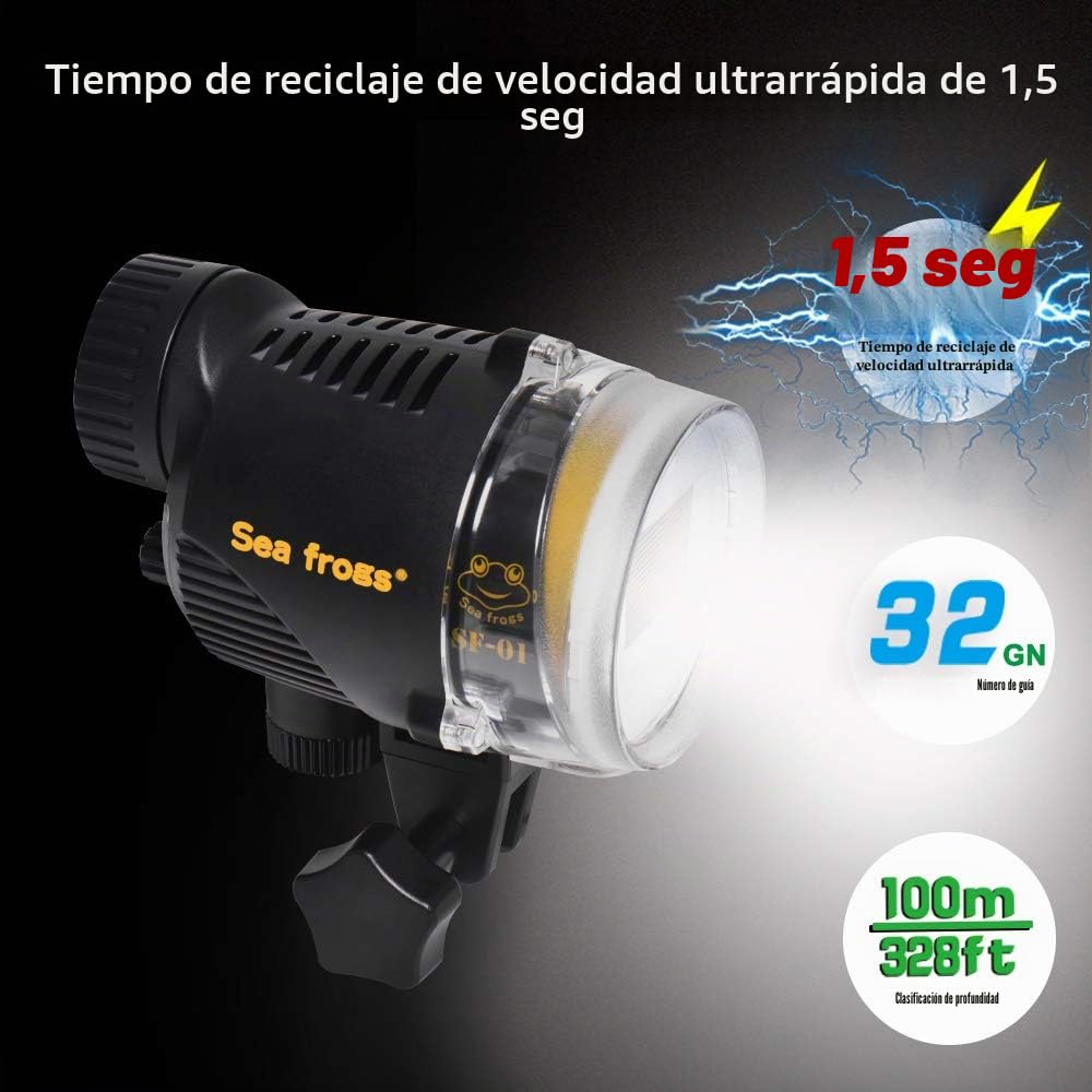 Sea Frogs SF - 01 Flash Flash de 32 GN para cámaras submarinas submarinas de Sony Canyon