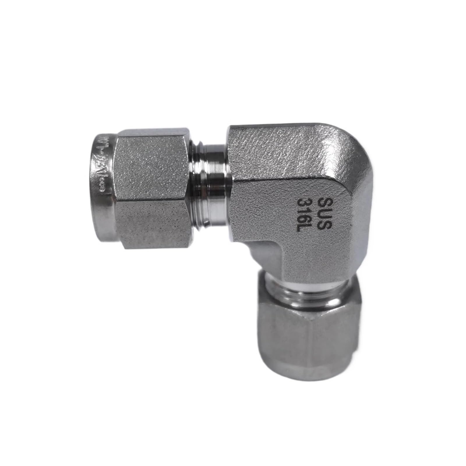 Tube Fitting 1/8" 1/4“ 3/8” 1/2” 3/4“ Double Ferrule OD Union Elbow Compress Pipe Fittings(3/4'')