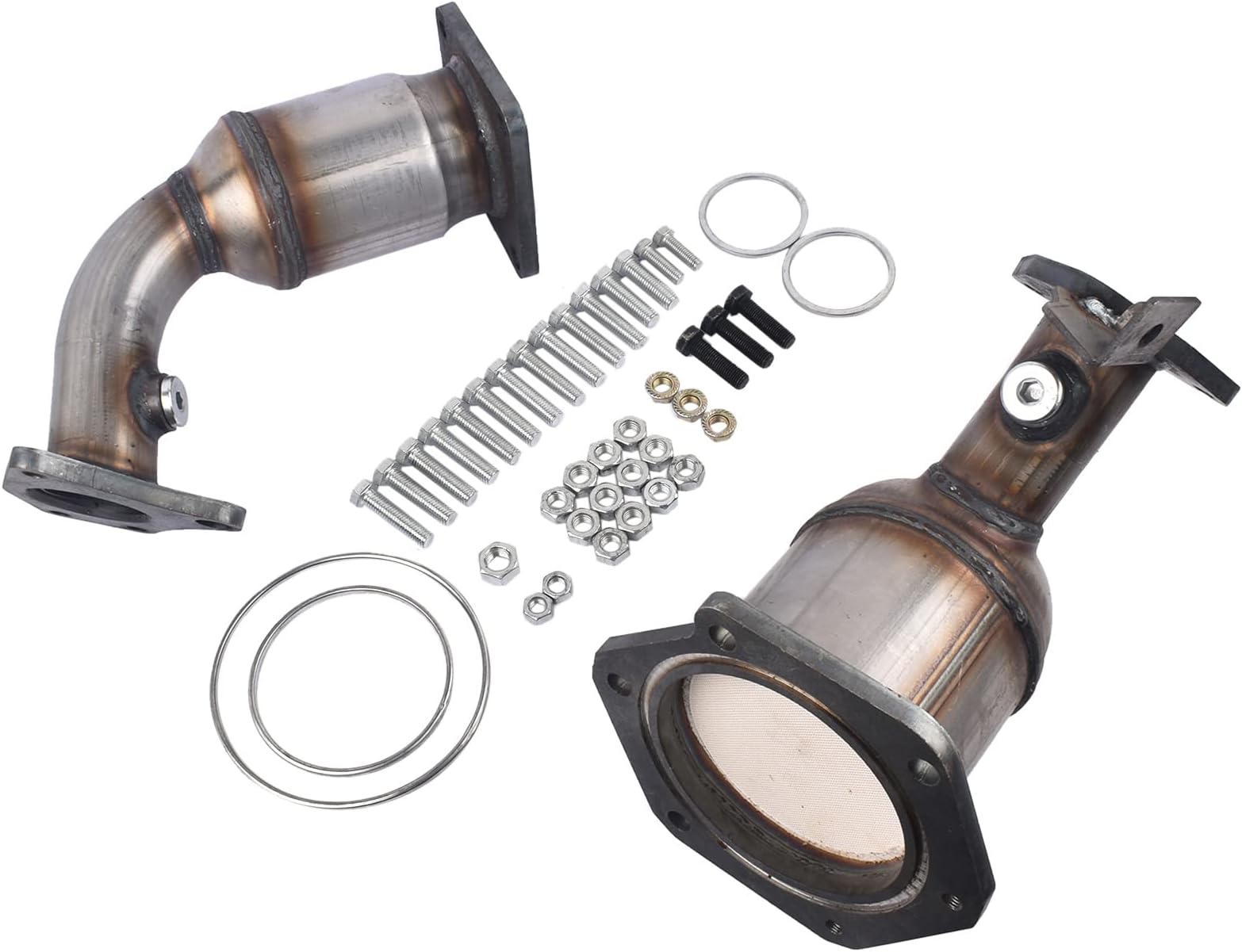 Front Catalytic Converter Set Replacement for 2007-2018 Nissan Altima 3.5L, 2009-2019 Murano 3.5L, 2011-2014 Quest & 2013-2019 Pathfinder 3.5L, 2013 Infiniti JX35 3.5L, 2014-2020 QX60 3.5L