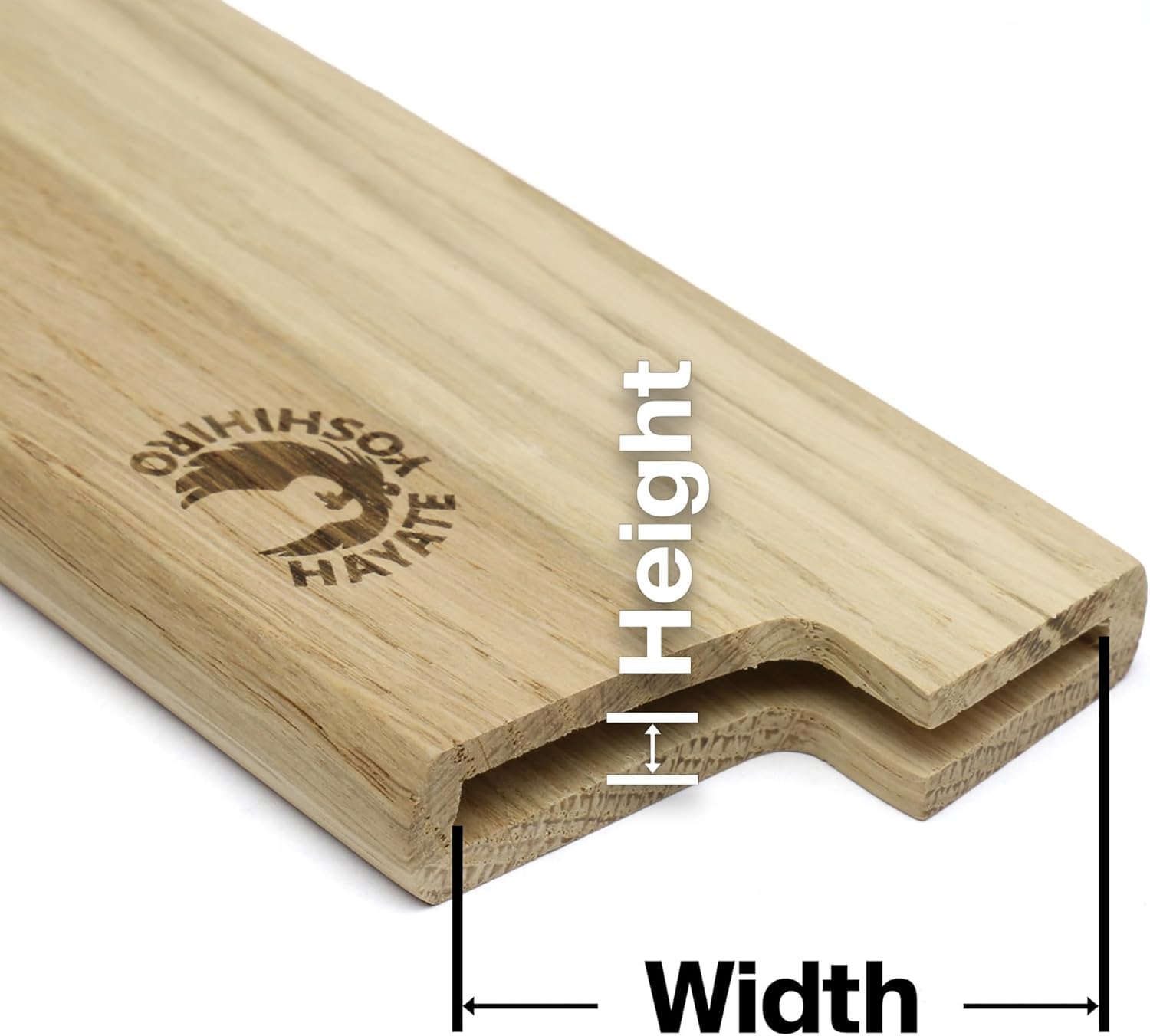 Yoshihiro Magnetic Oak Wood Saya Cover Blade Protector for Gyuto Knife 7 IN (180mm)