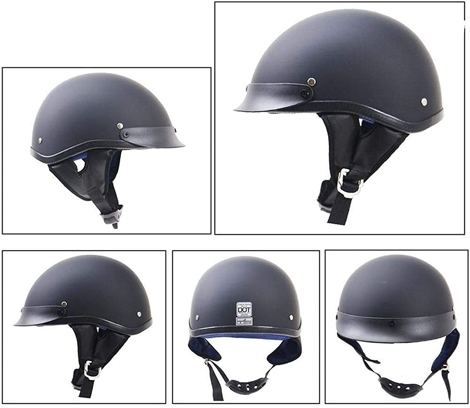 Casco Moto Vintage Jet ECE Homologado Casco De Motocicleta Half Casco Cráneo Pequeño Y Ligero Capmotorbike Cara Abierta Liberación Rápida Hebilla para Hombres Y Mujeres A,M