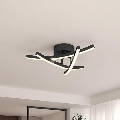 Miniatura 4 de artika Orly - Soporte empotrado LED moderno de 12 W, diseño negro elegante, ideal para cualquier espacio, 850 lúmenes, ajustable 3000-4000-5000K