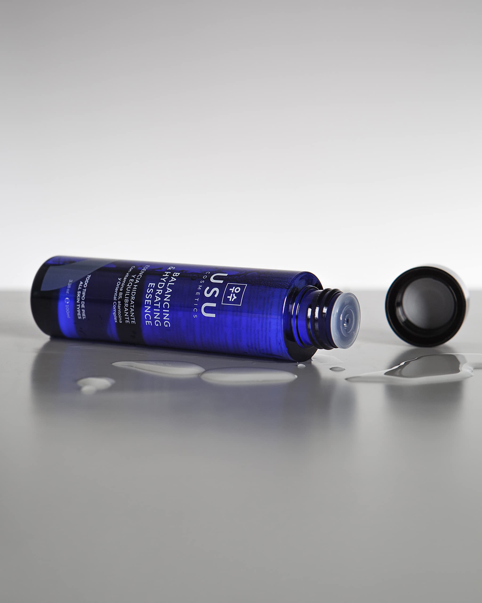 Pack de Rutina K-Beauty de Noche - Esencia Hidratante y Equilibrante + Crema Facial Antiedad Blue K-Night Cream - Combate el Envejecimiento Prematuro - Refresca e Hidrata- USU Cosmetics