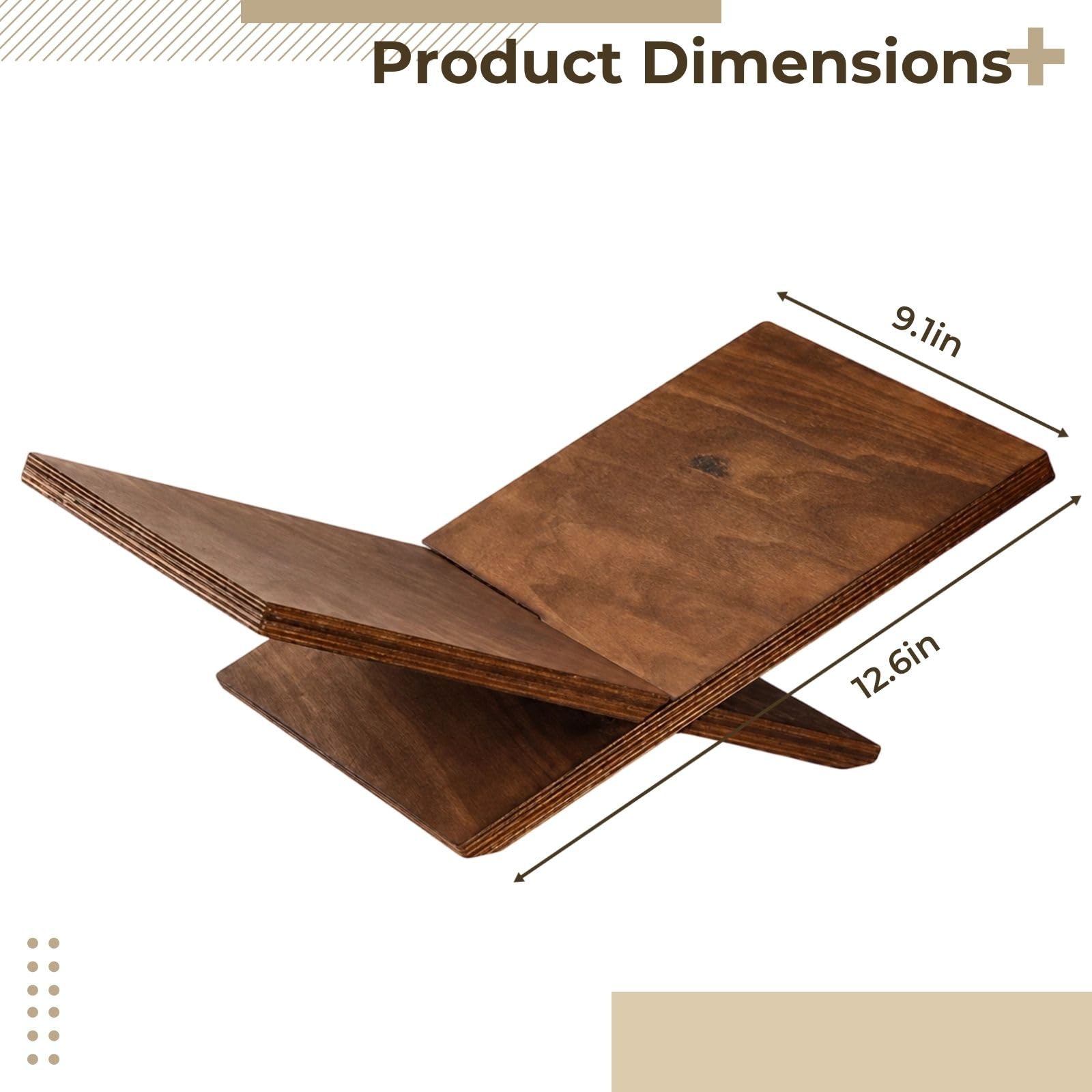Support de livre en bois, support de livre avec design européen en croix, porte-livre et porte-recettes pour lecture sur bureau, affichage de recettes, bureau, maison, cuisine, pour le quotidien