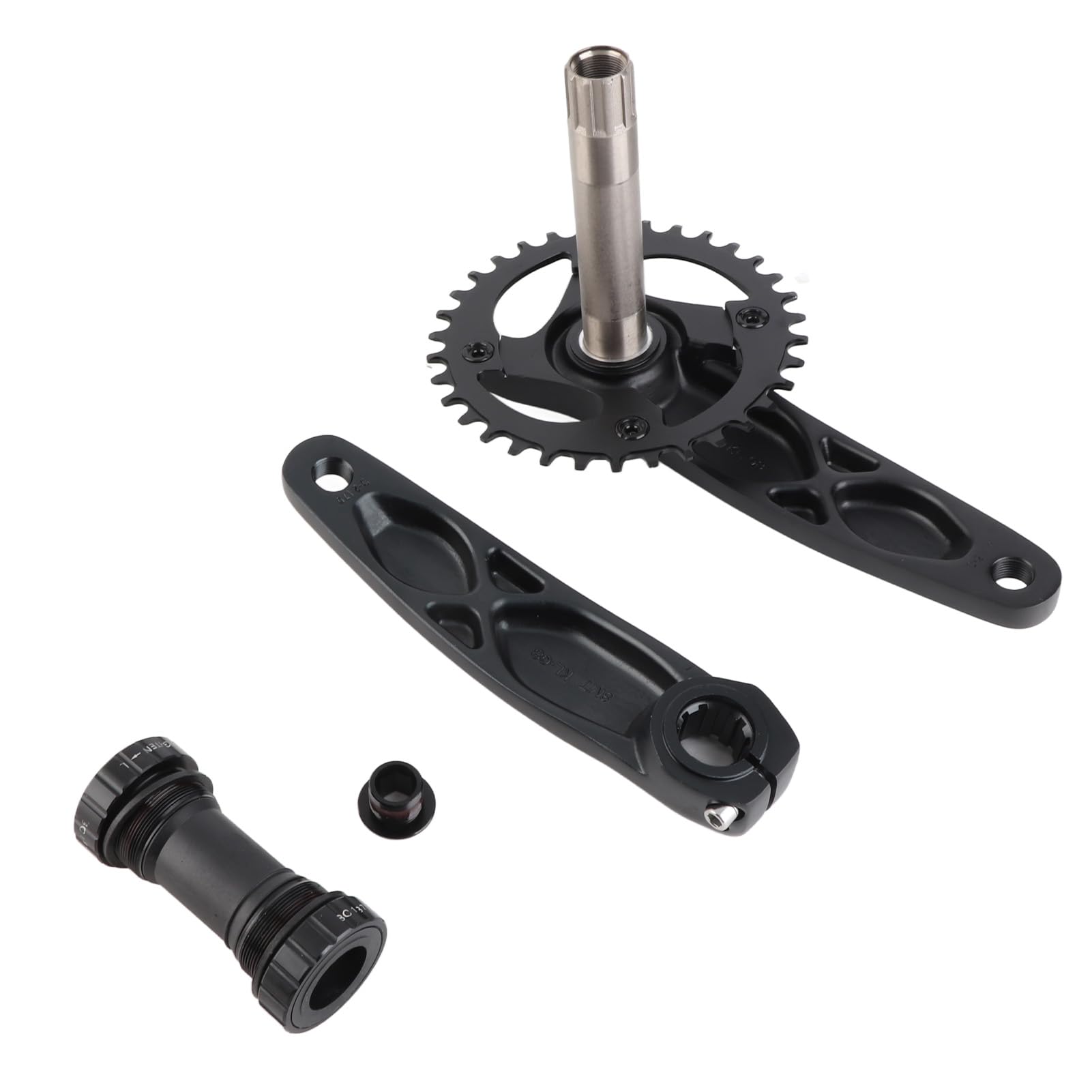 Mechanizm korbowy 34T 8-12 prędkości dodatni ząb ujemny BCD104MM pusty zintegrowany zestaw korbowy z tarczą do jazdy na rowerze górskim