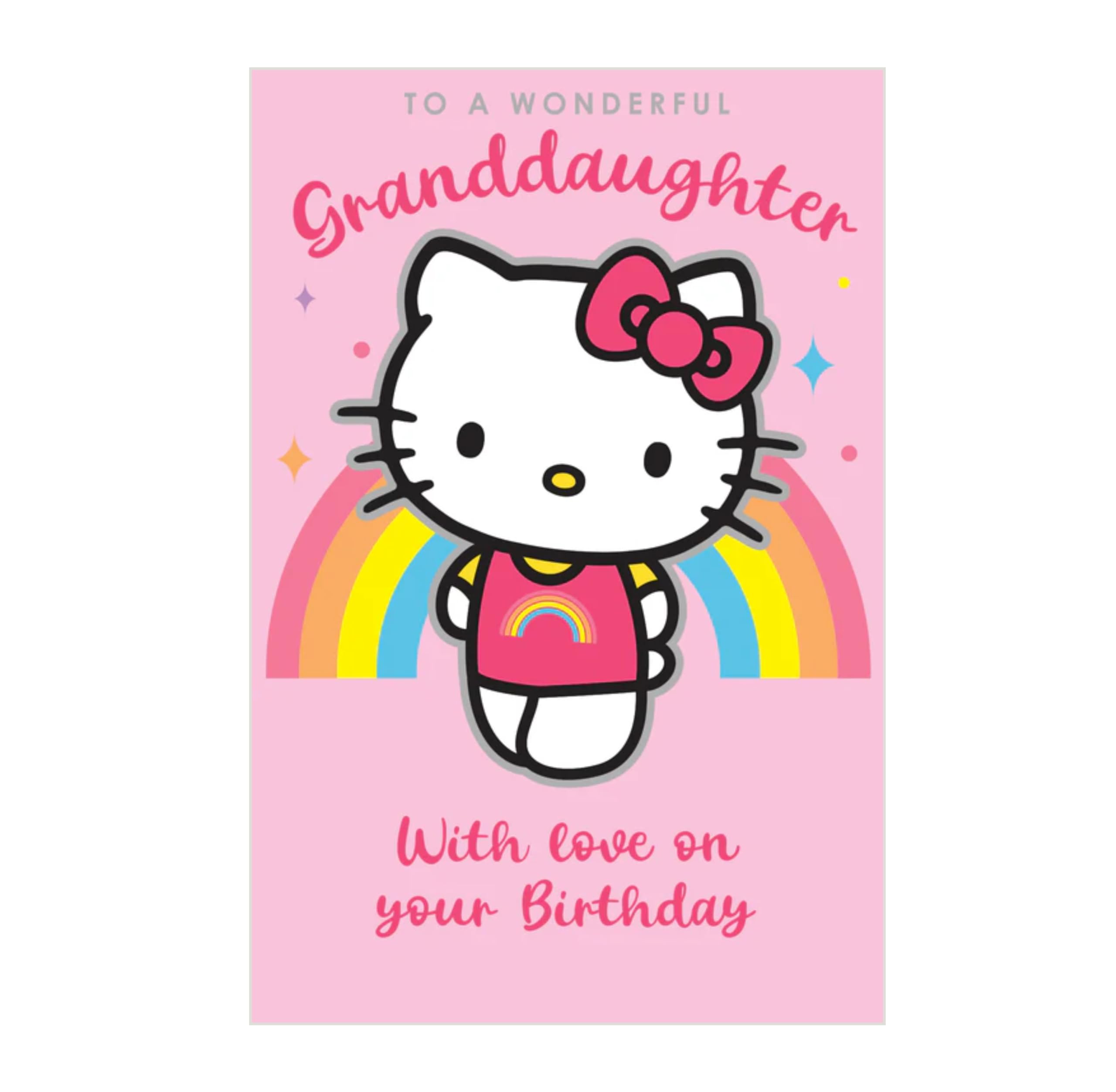 Hello Kitty Granddaughter Birthday Card