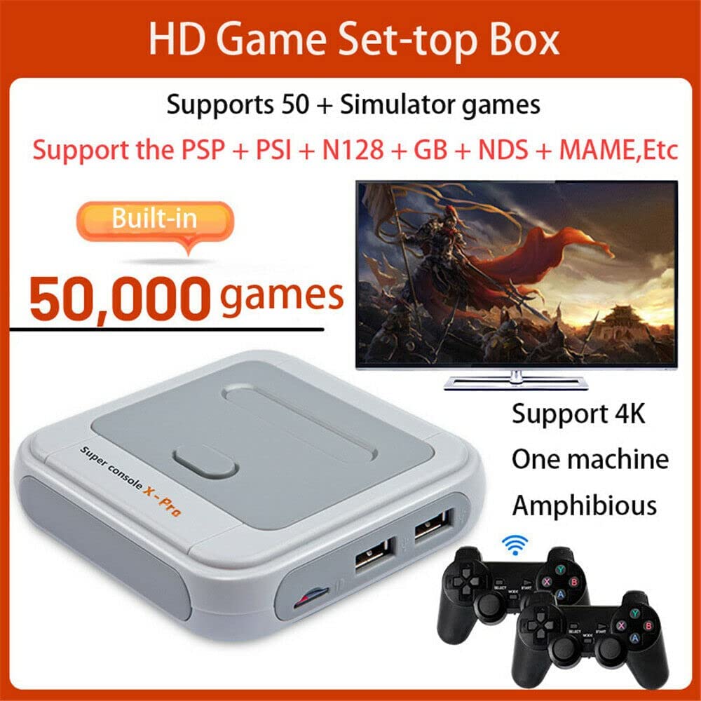 通用 Super Console X Pro Retro Mini WiFi 4 K 1080 P HDMI TV Video Game Console Per PS1/PSP/N64/DC 50000+Giochi