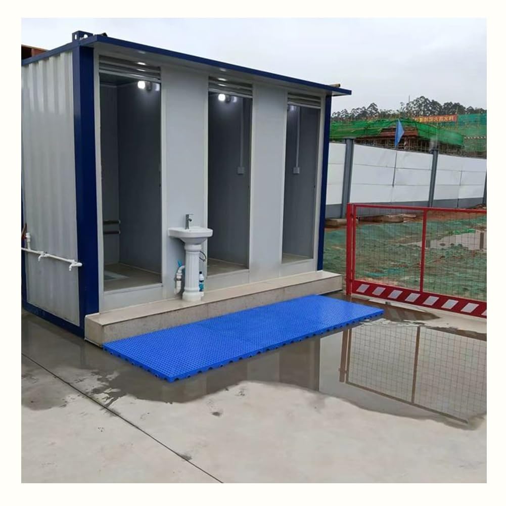 Palé de plástico para almacenes Rygcrud ventilación de rejilla