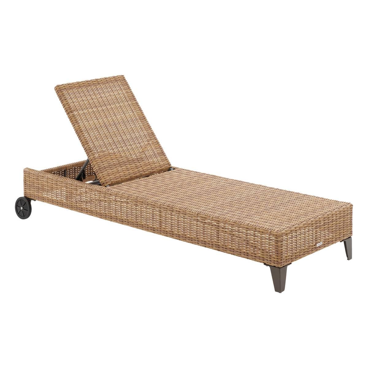 Hespéride - Lit de Piscine boali Savana Aluminium résine tressée et Polyester