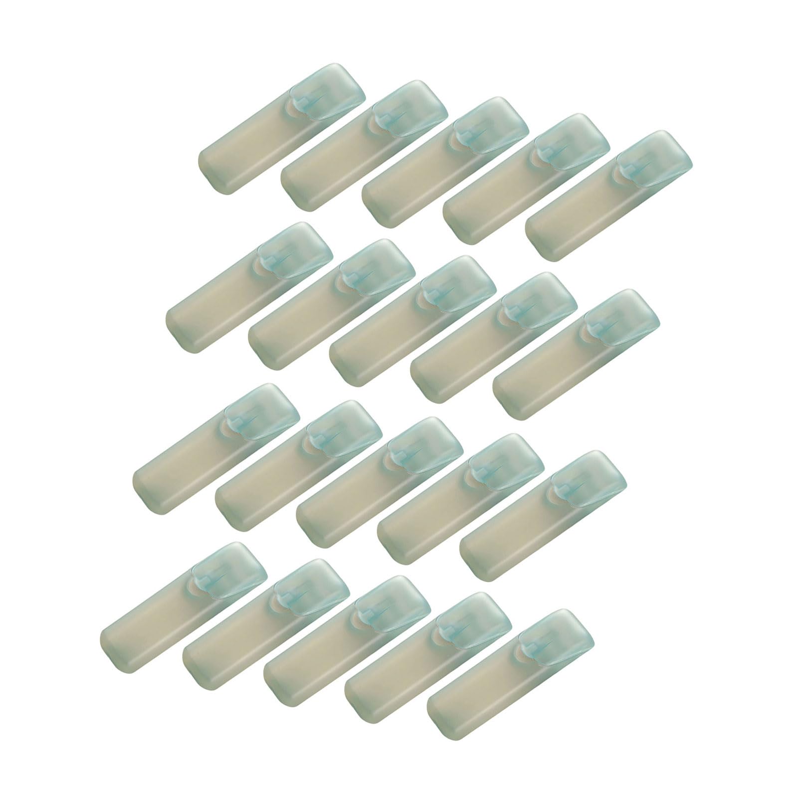 XAGMODSHN Modern Small Cotton Swab Holder Box Clear PP Waterproof Easy to Wash Toothpick Case 20pcs Travel Cotton Swab Case Portable for Items