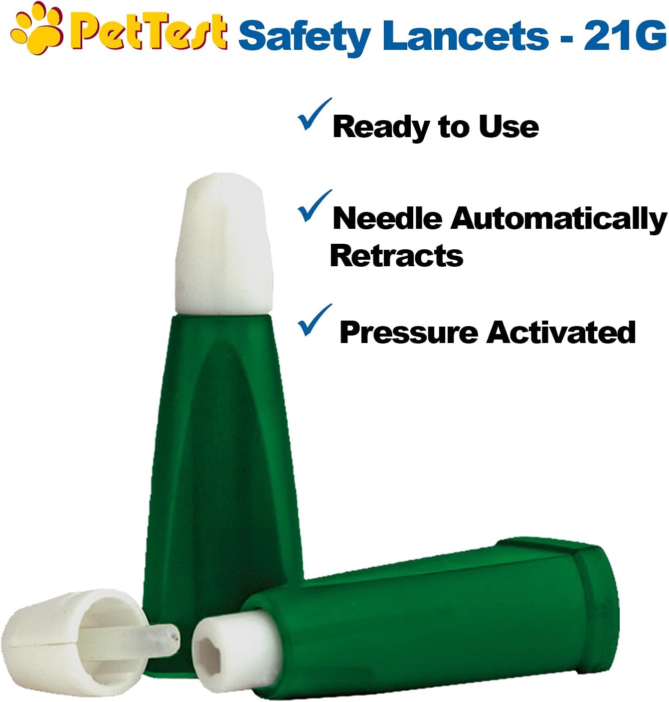 Buy Pet Supplies Lancets For Diabetes Testing Dogs Cats 21 Gauge by Advocate Pet Test (100 Count