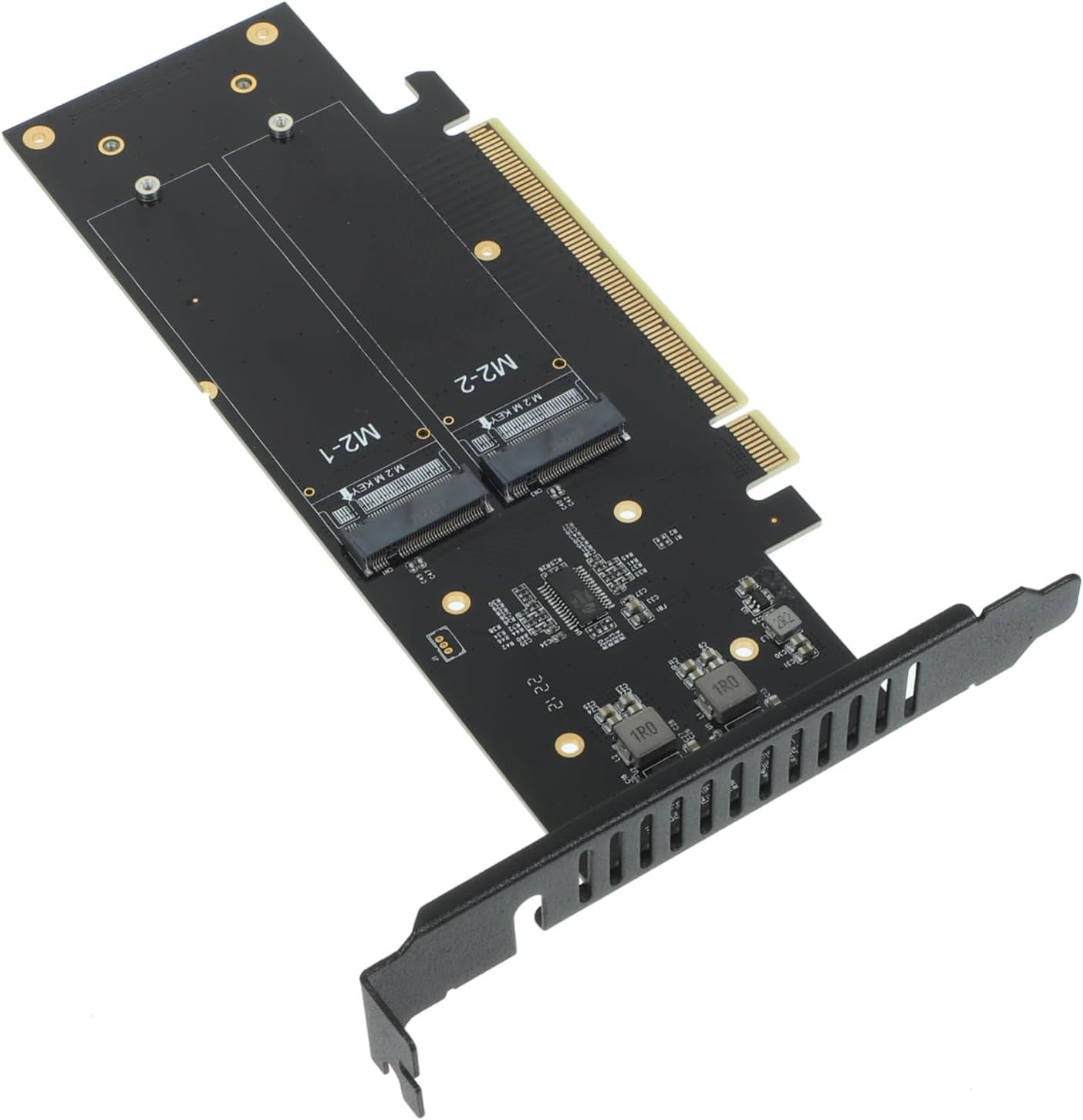 NVMe to PCI-E Expansion Card 4-Port PCB Adapter