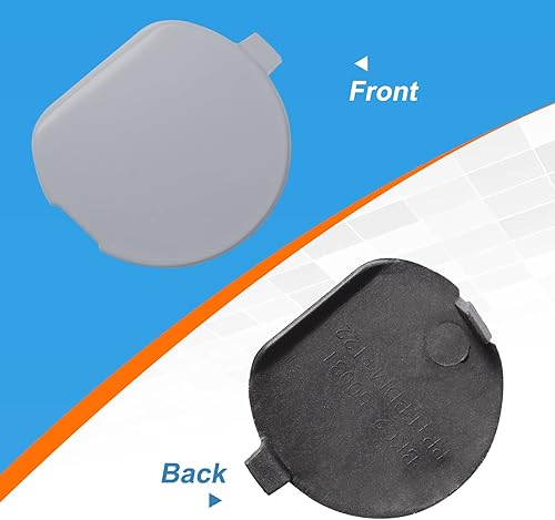 Miniatura 4 de Cubierta de gancho de remolque de parachoques delantero para Mazda 3 Axela 2014-2016 BHN1-50-A11-BB BHN150A11BB (blanco, lado izquierdo del