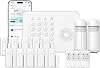 Wireless Smart Home Security Systems WiFi/4G Alarm 17 Pcs Kit Works with Alexa, Supports Mobile App Alerts Compatible Wireless Alarm System for Home/Office/Store/Apartment