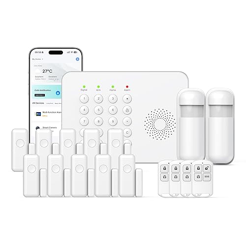 Wireless Home Security System WiFi/4G Home Alarm System with Phone