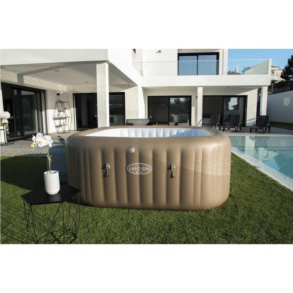 Bestway Spa Gonflable carré Lay-Z-Spa Palma Hydrojet Pro 5-7 Places
