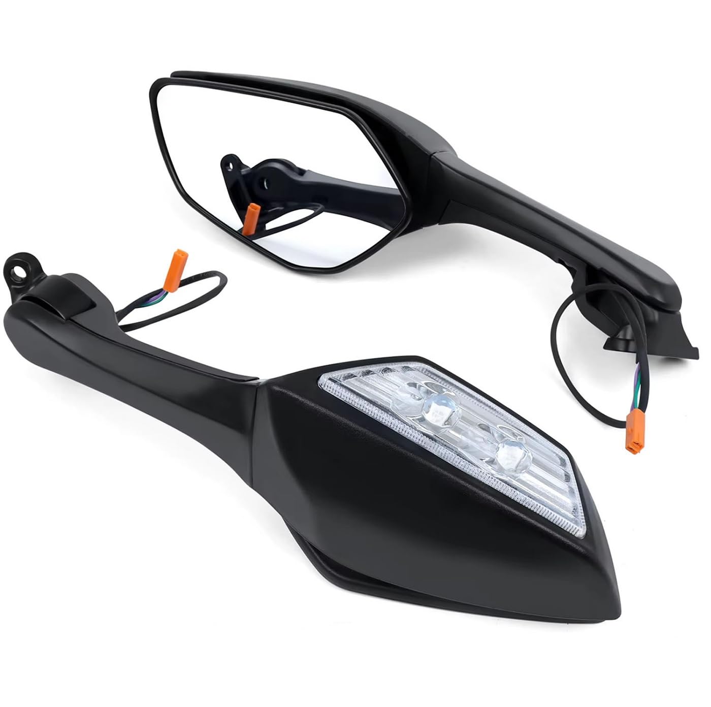 OTO2EYE Adjustable Foldable Rearview Side Mirror With LED Turn