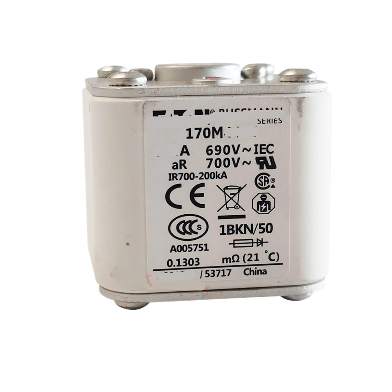 Fusible 170M4417 pour protection industrielle 690V 700A