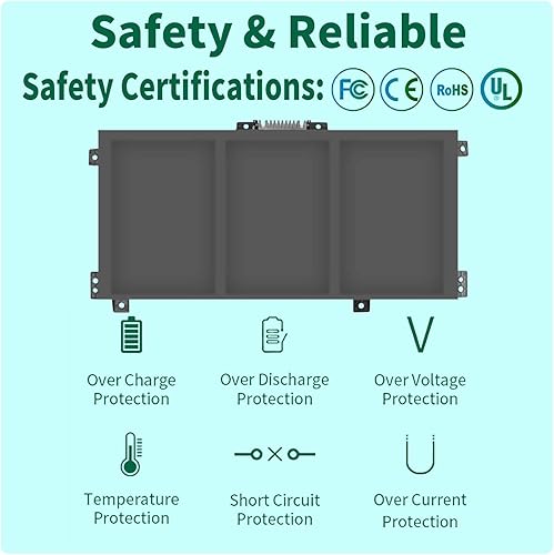 Miniatura 4 de DMKAOLLK LK03XL L09281-855 Batería para HP Envy X360 Convertible 49.2ft-cn0xxx 15-cn0xxx 49.2ft-cp0xxx 15-cr0xxx 15-bp0xx 15-bq2xx 17-ae1xx